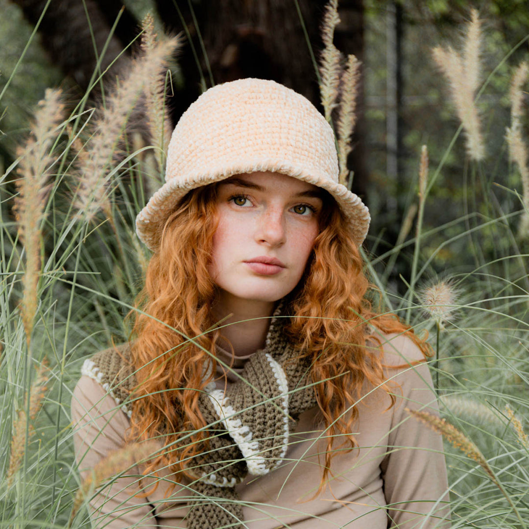 Luna Velvet Bucket Hat