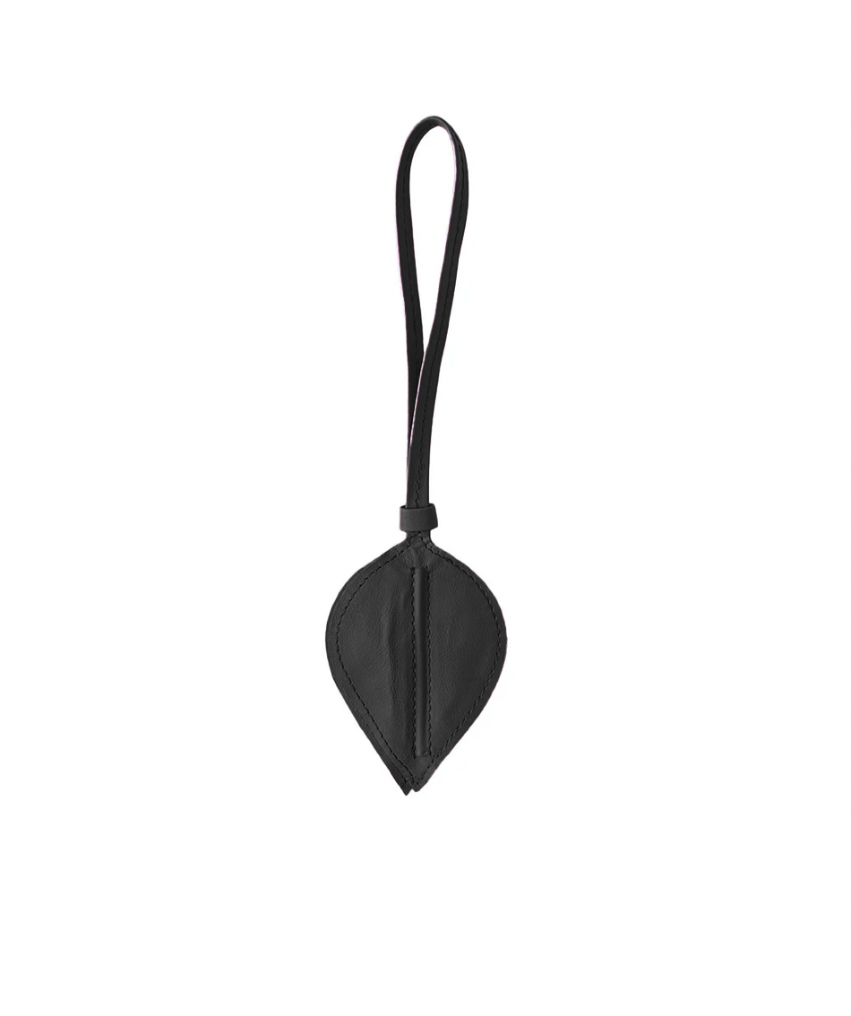 Leather Leaf Charm