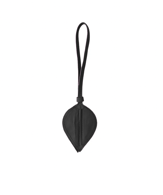 Leather Leaf Charm