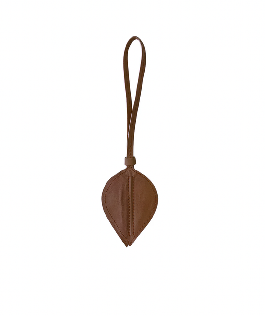 Leather Leaf Charm