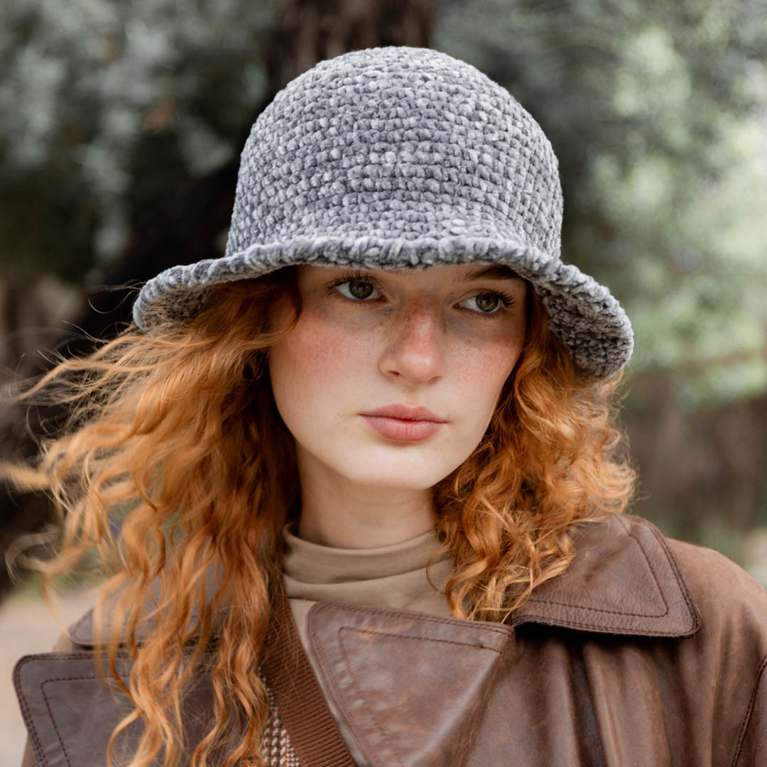 Luna Velvet Bucket Hat