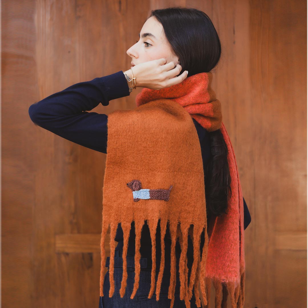 Iris Blanket Scarf