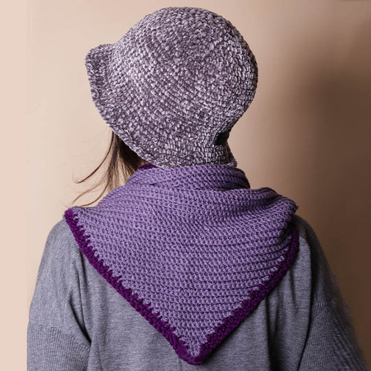 GIFT SET #3: Vera Neckerchief + Luna Velvet Bucket Hat