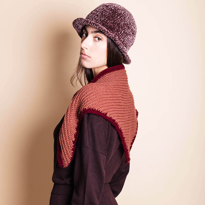 GIFT SET #3: Vera Neckerchief + Luna Velvet Bucket Hat