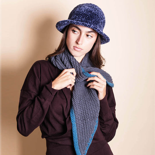 GIFT SET #3: Vera Neckerchief + Luna Velvet Bucket Hat