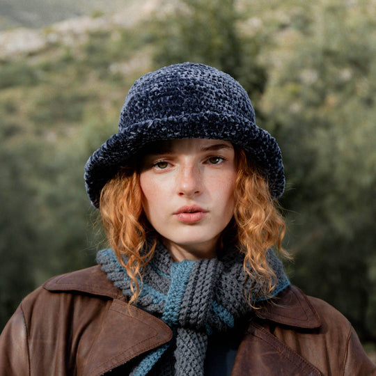 Luna Velvet Bucket Hat