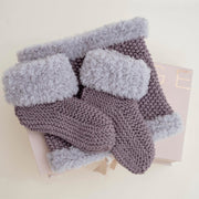 GIFT SET 2: Olivia Faux-Fur Snood + Booties
