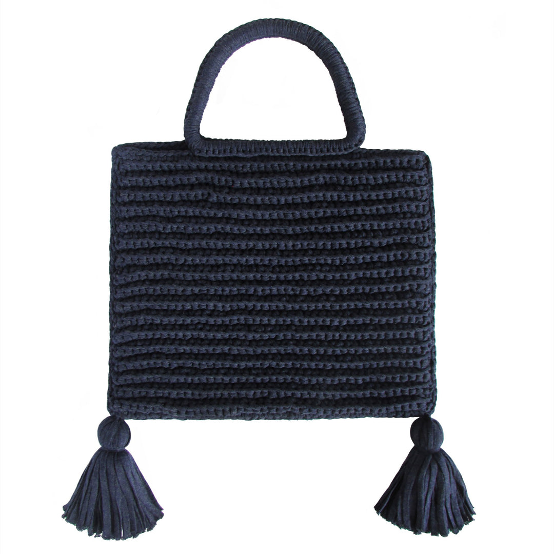 Tassel tote bag outlet